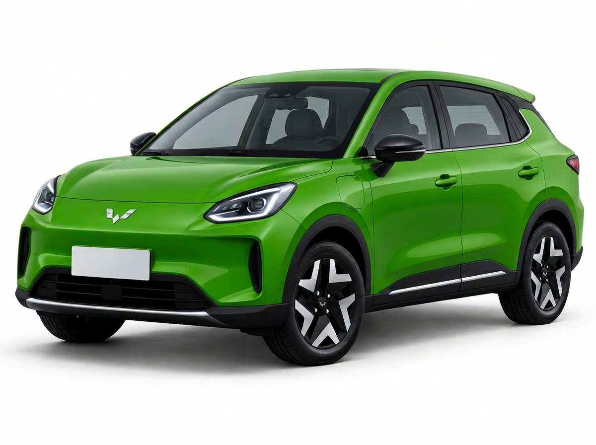Evolt 5 — vehículo eléctrico servicio público en color verde Pantone 368