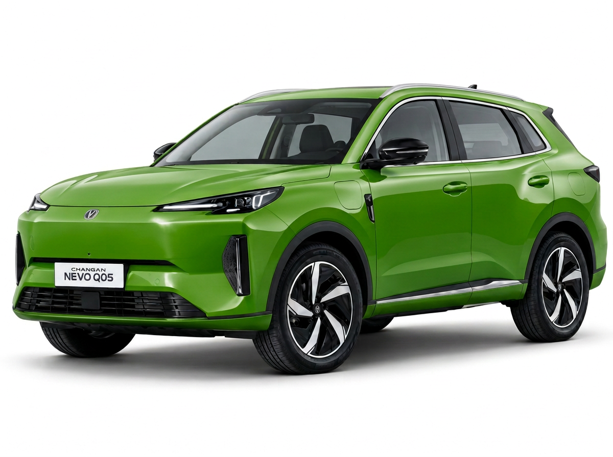 Evolt 8 — vehículo eléctrico servicio público en color verde Pantone 368